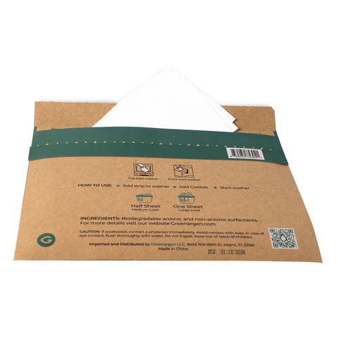 Eco-Friendly Cleaning Bundle: Multi-Surface Cleaner Starter Kit with 6 Refills and Laundry Sheets (Pack of 60 Strips)